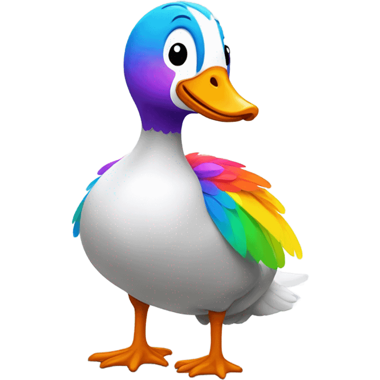 gay goose emoji