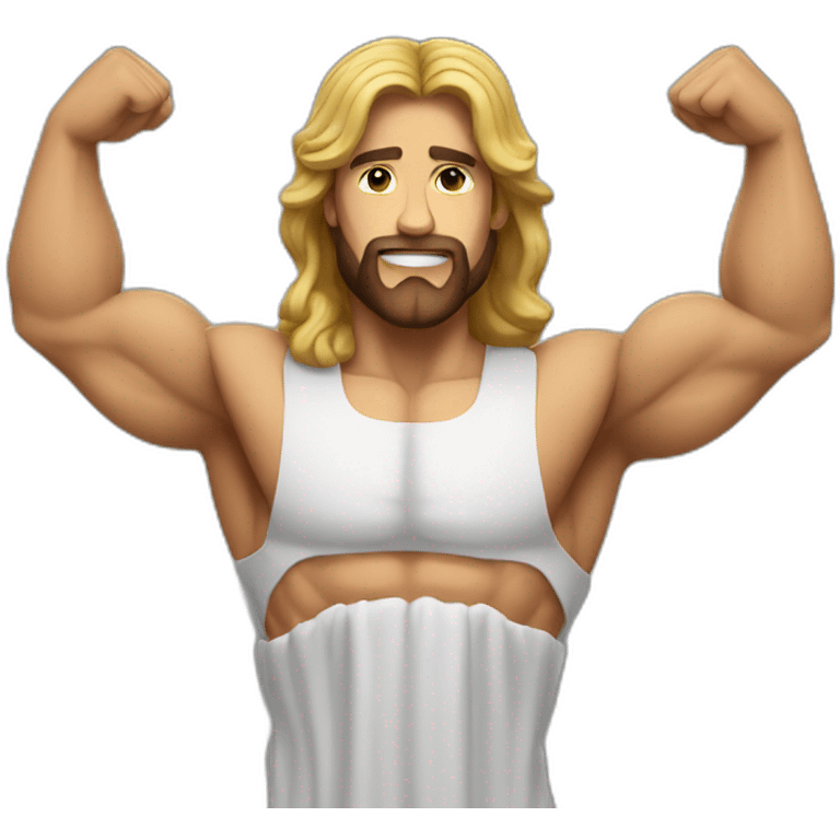 Muscle jesus emoji