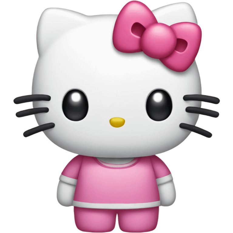 Hello kitty being annoyed  emoji