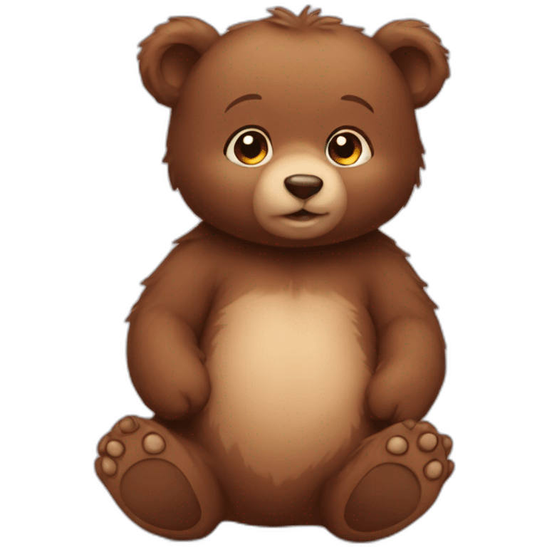 Baby bear emoji