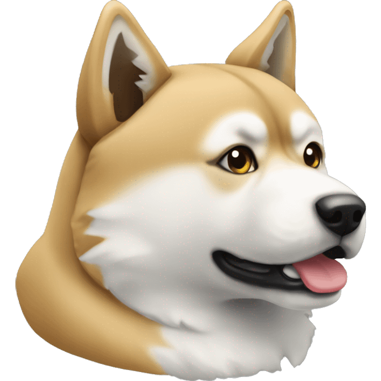 Erstelle mit einen akerikamischen Akita Emoji emoji