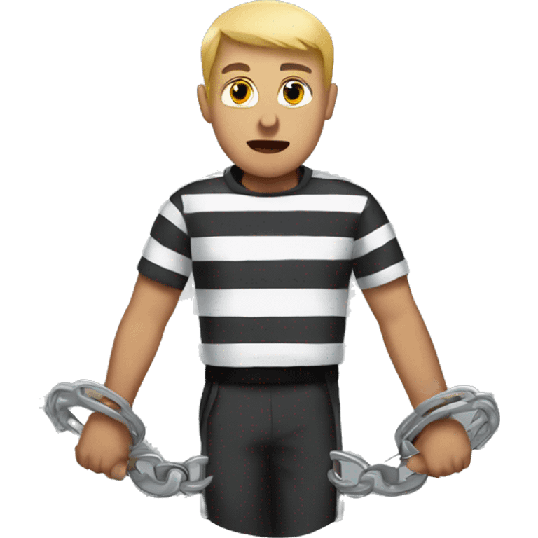 Prisoner handcuffed emoji