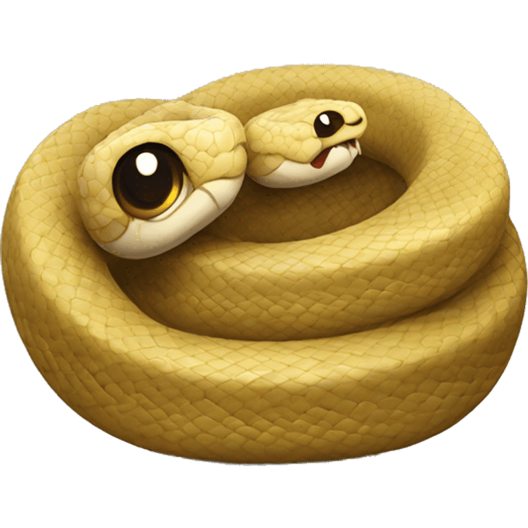 Snake with hay  emoji