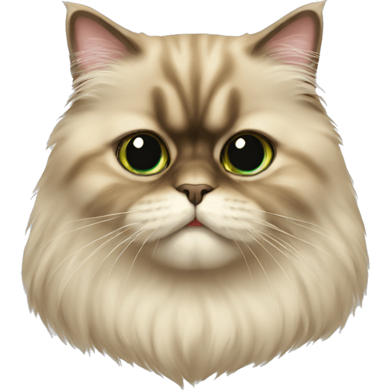 Persian cat kiss emoji emoji