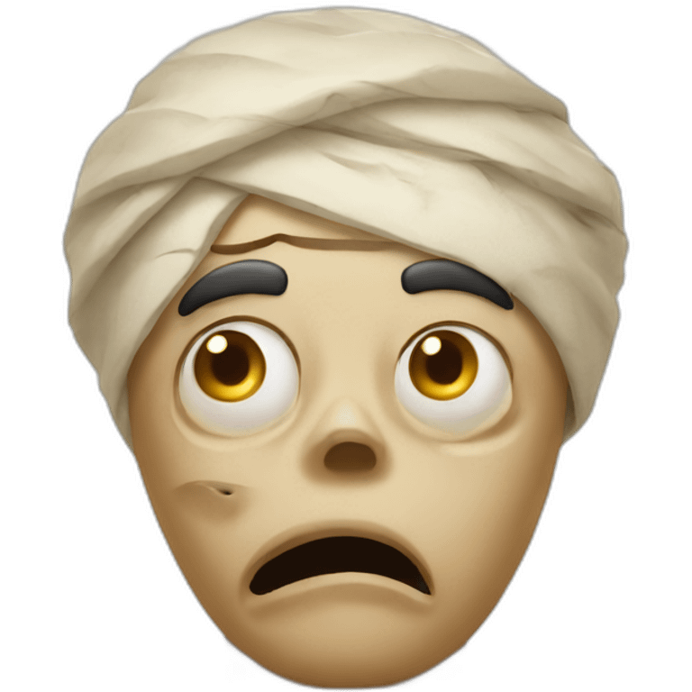 exasperated mummy emoji