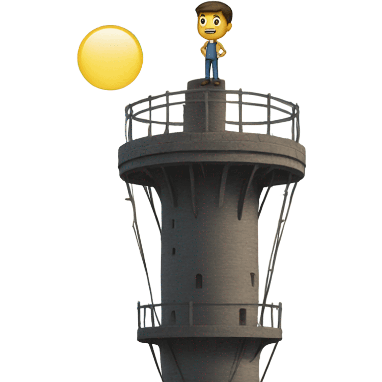 Man on tower emoji