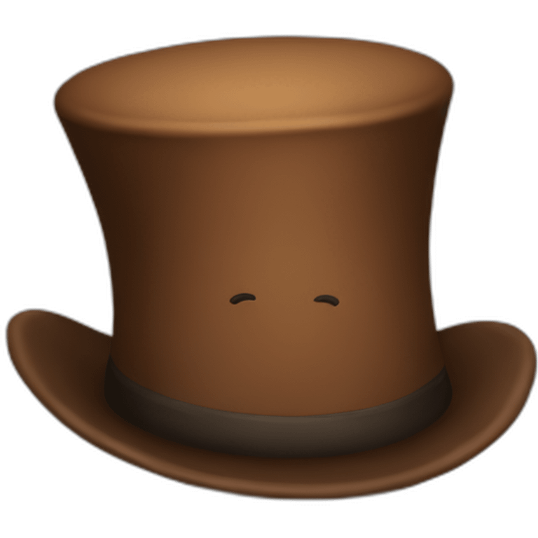 poop with top hat emoji