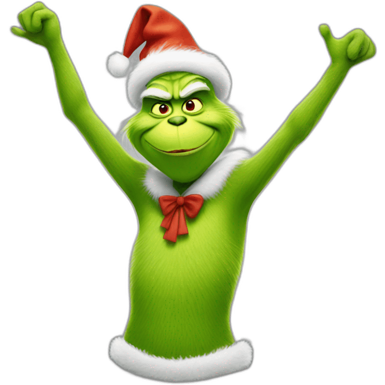 grinch dancing emoji