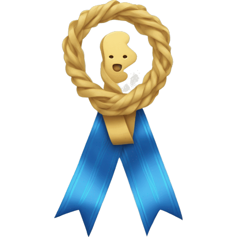 Blue ribbon  emoji