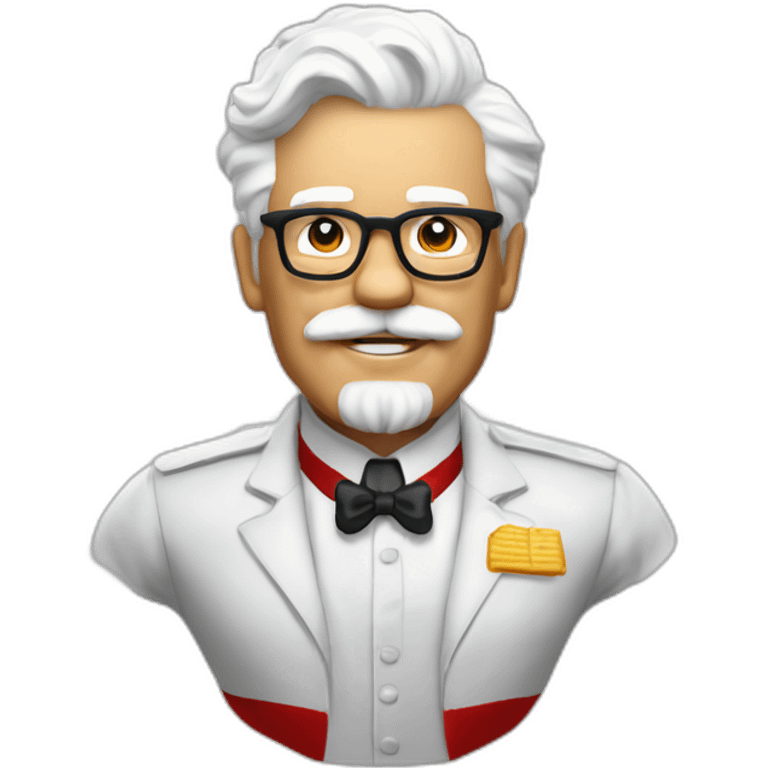 Colonel sanders starjump emoji