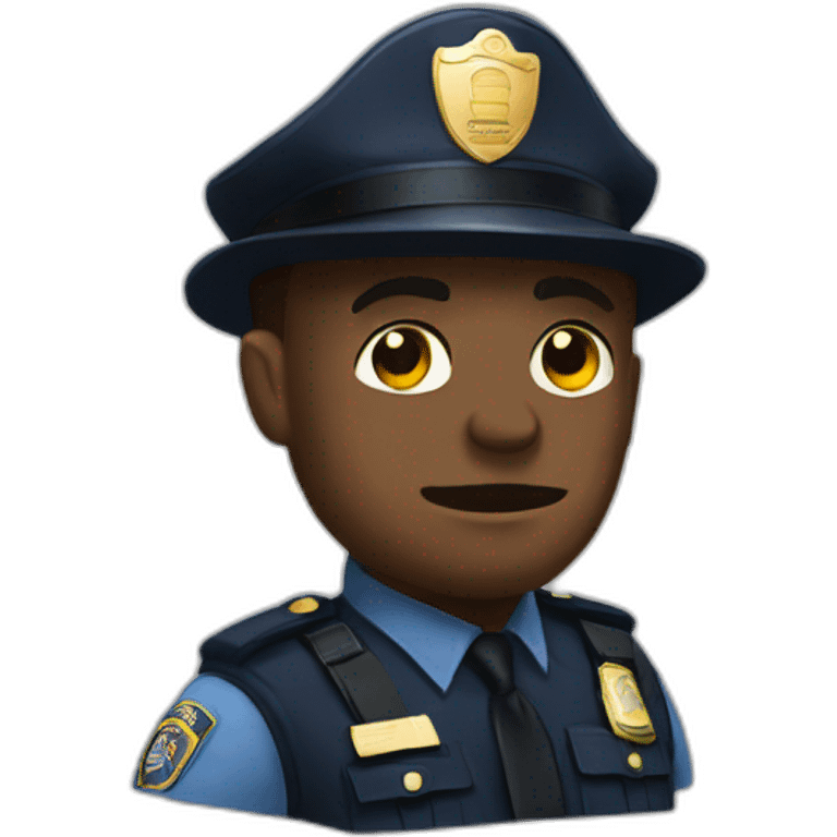 Police menacing emoji