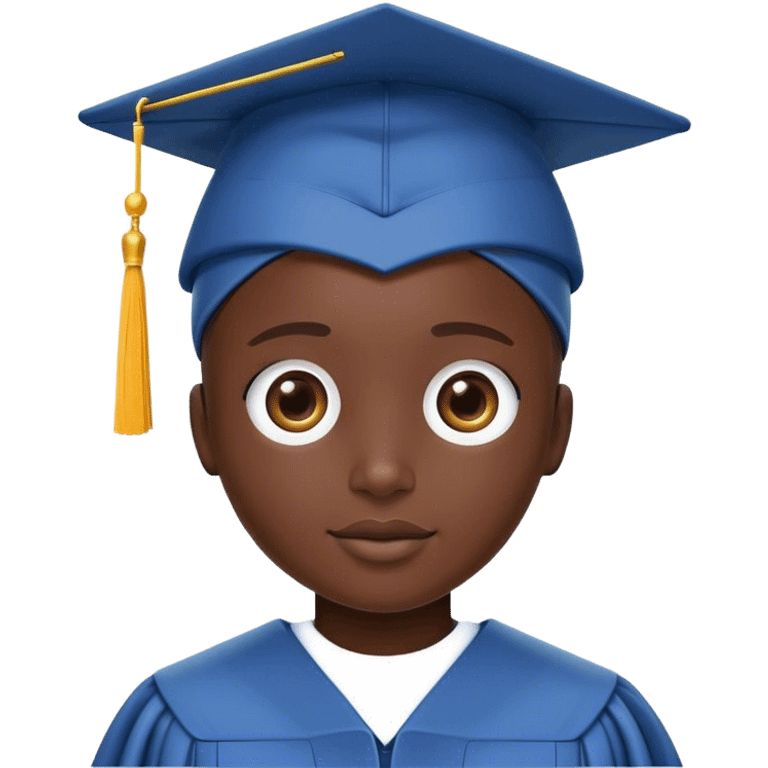 a nigerian ai chatbot with a graduation cap on emoji