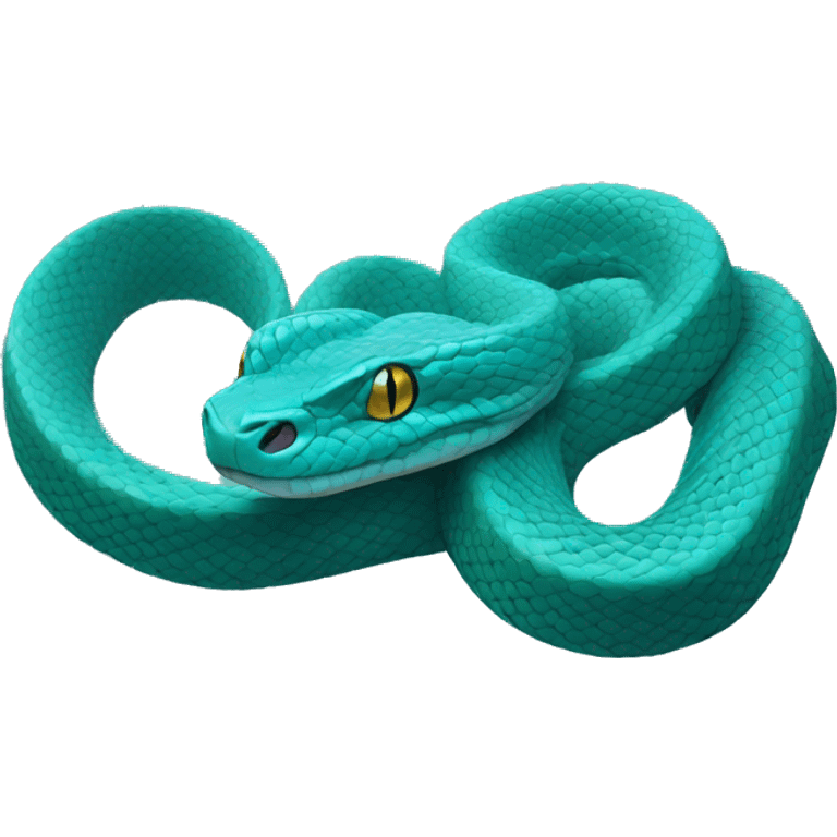 Blue Pit viper emoji