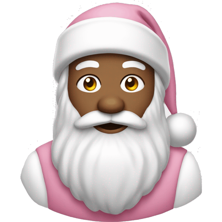 Light pink Santa clause emoji