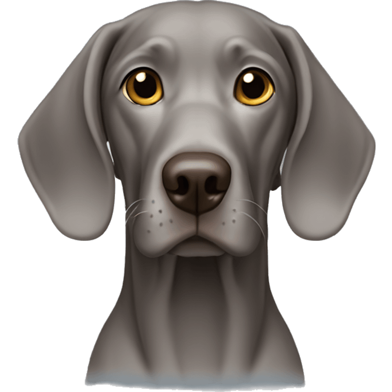 Weimaraner emoji