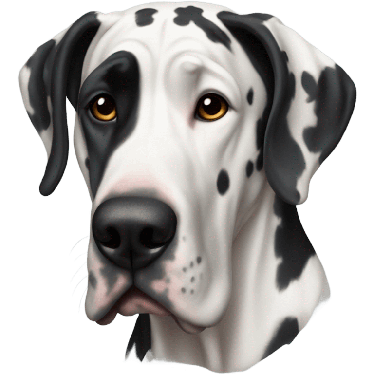 Harlequin Great Dane  emoji