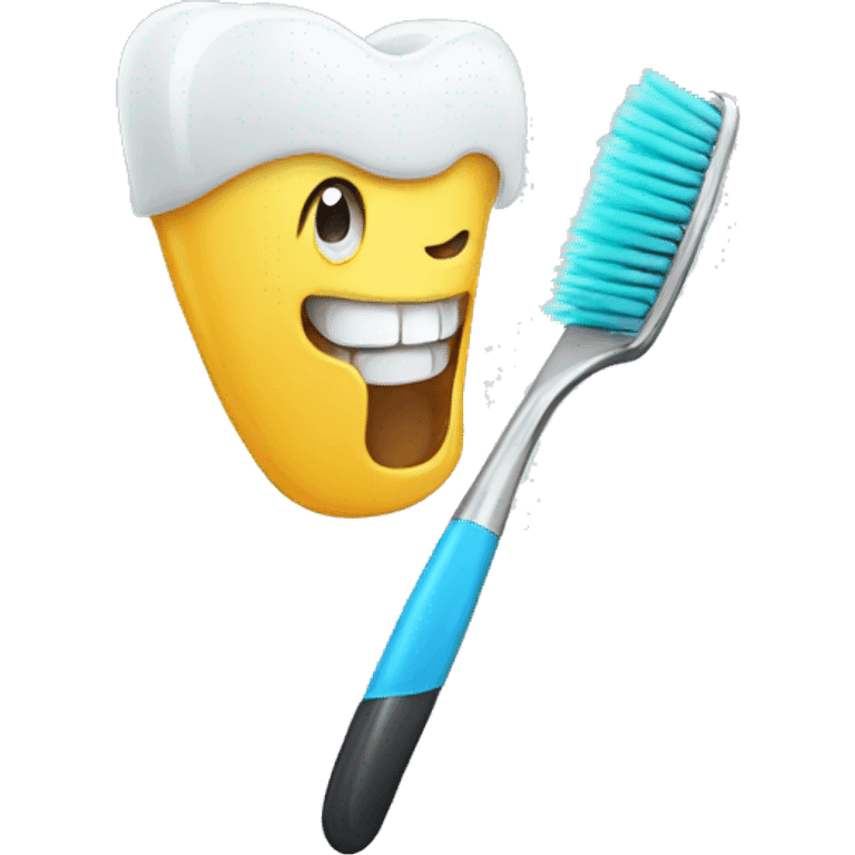 brush teeth emoji