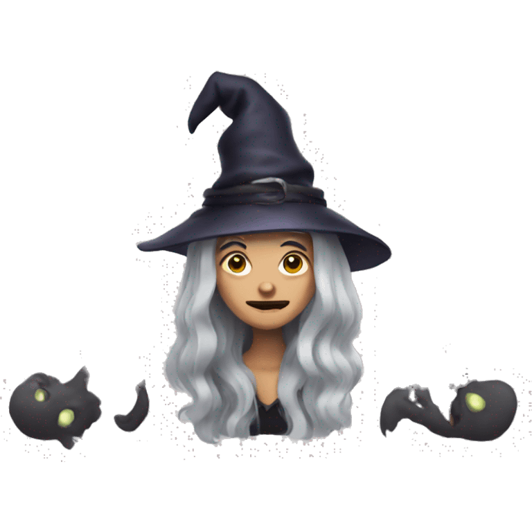 Ugly witch emoji