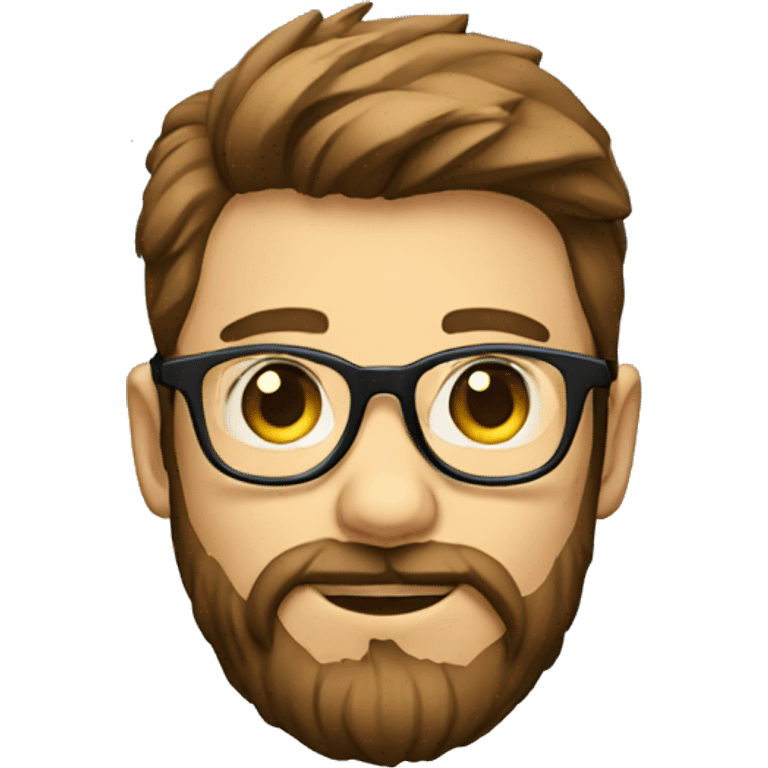 Beard With Eyeglasses Boy emoji