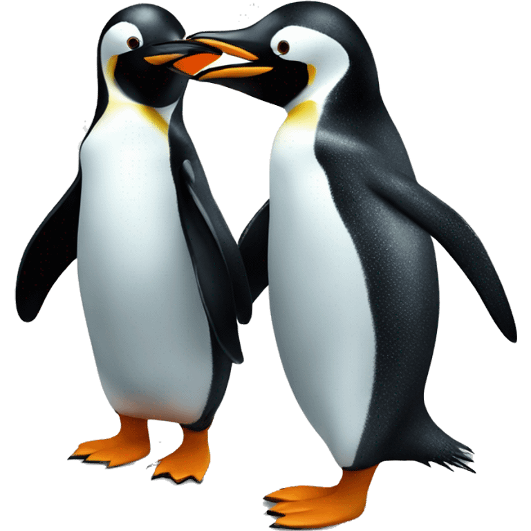 Pinguin in love  emoji