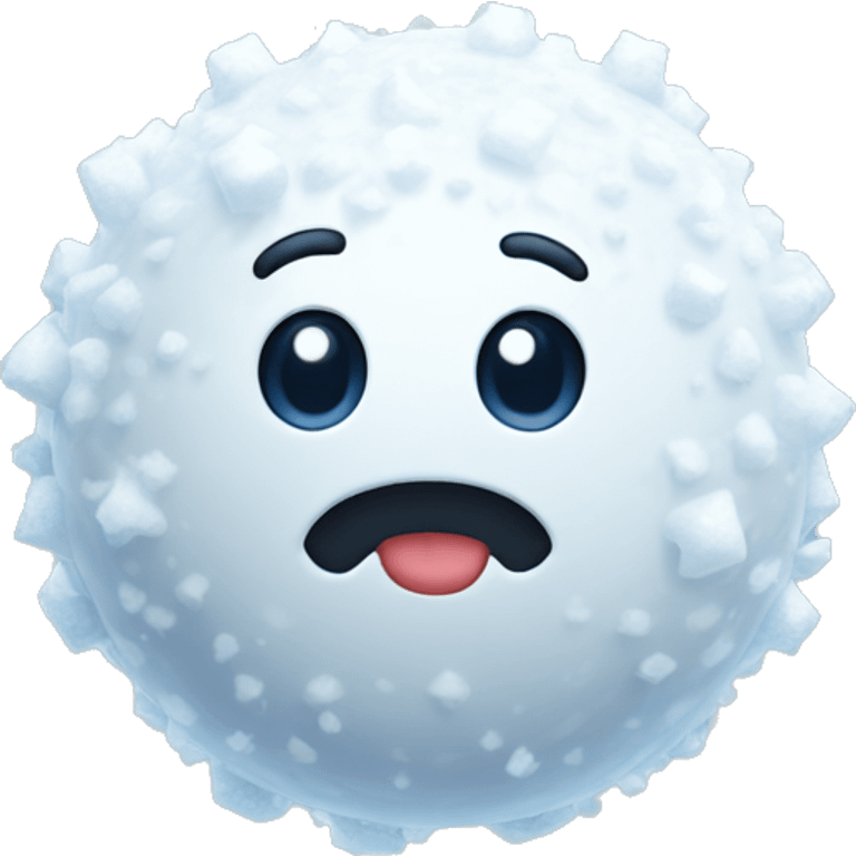 Snowball emoji