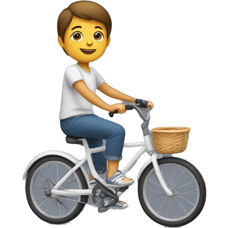 genera moi un enfant sur un velo emoji