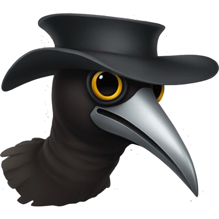 Cute plague doctor emoji