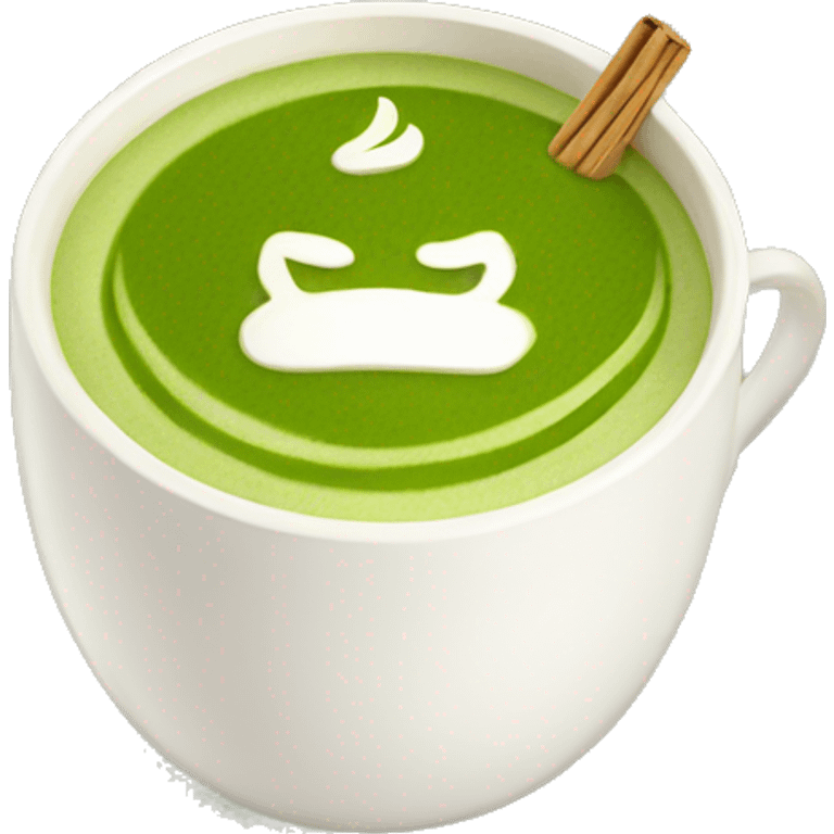 Matcha latte emoji