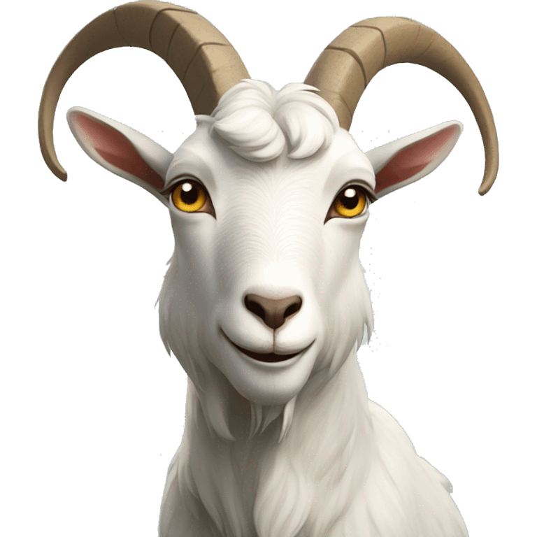 goat that looks really mean emoji