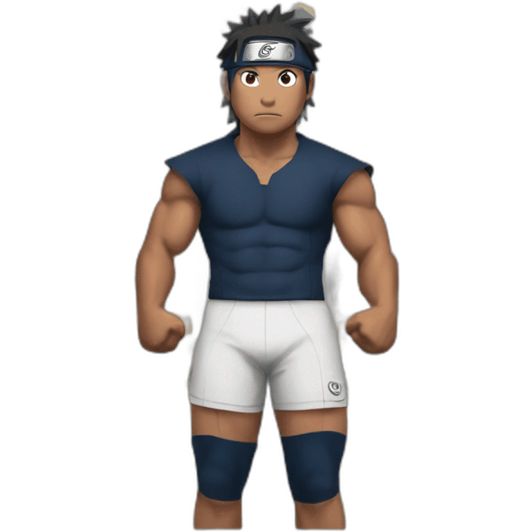 Naruto playing rugby  emoji