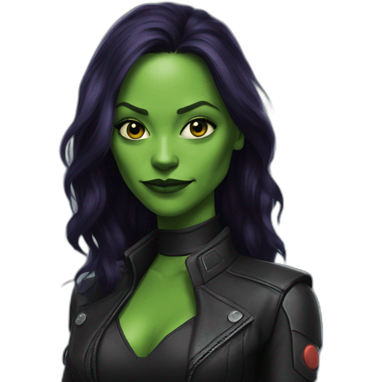 Zoé Saldana gamora emoji