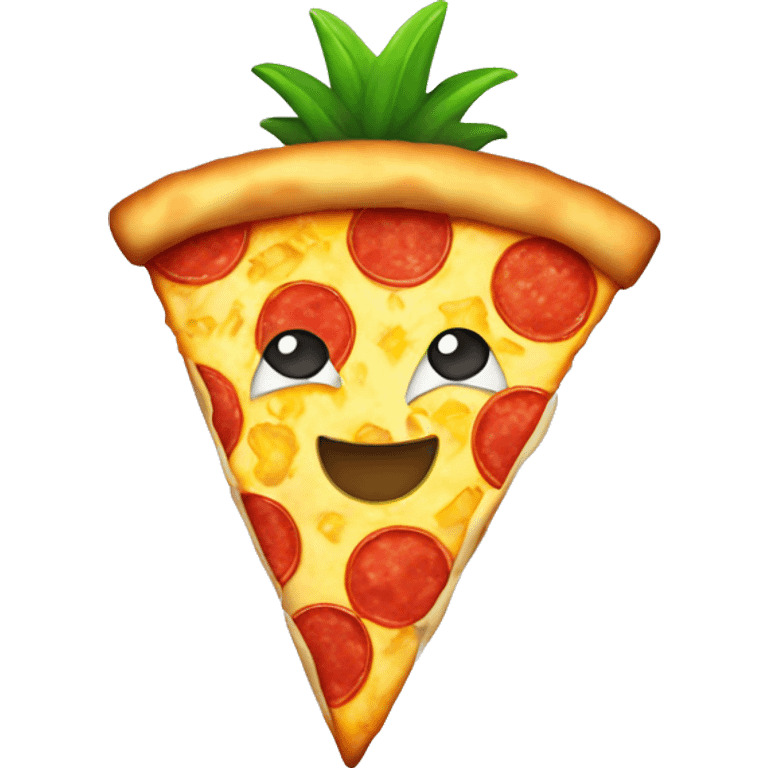 Pizza with pineapple  emoji