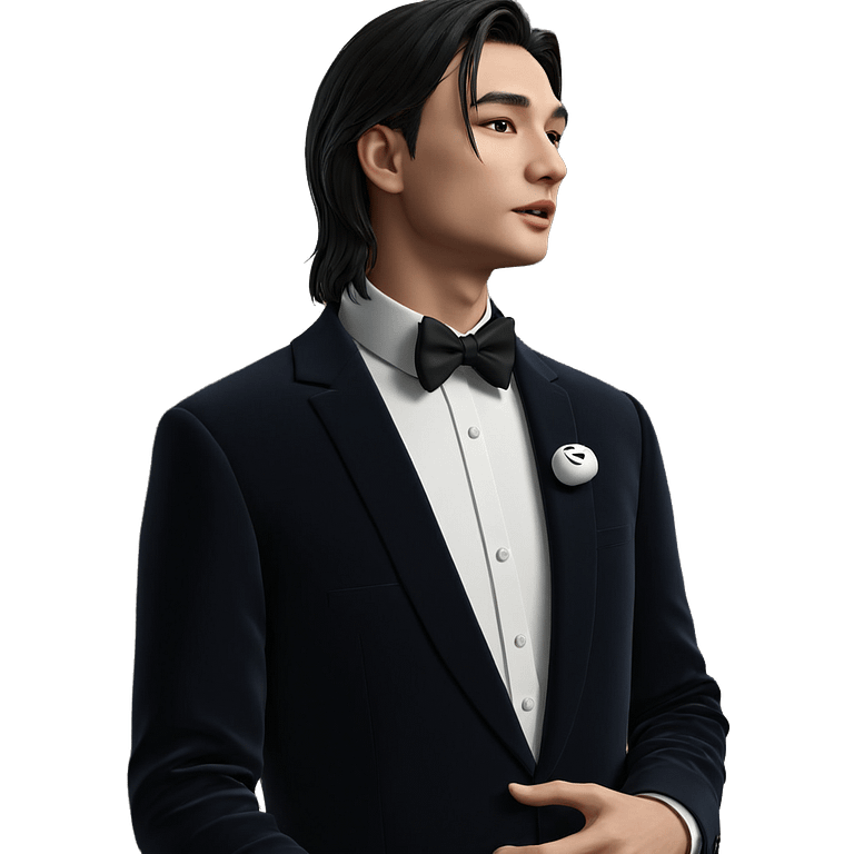 formal portrait of a gentleman emoji