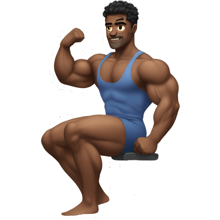 bodybuilder aesthetic emoji