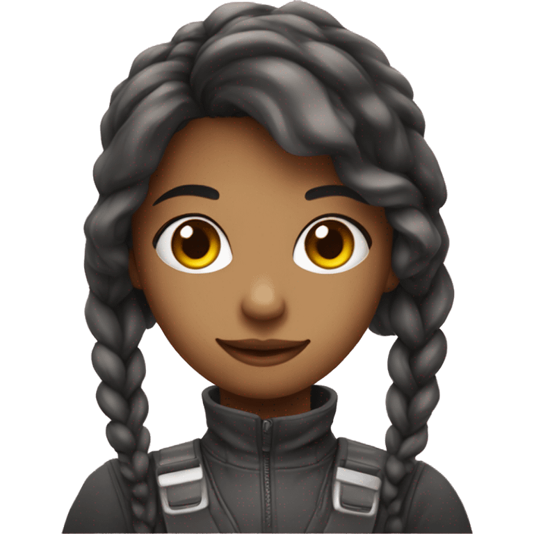 cute girl game developer with a pc emoji