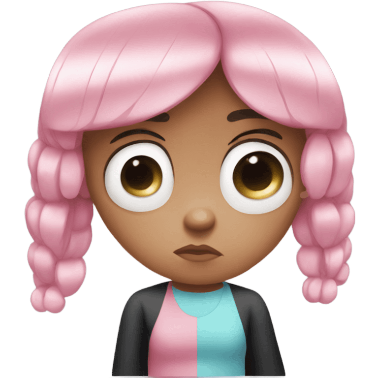 Powerpuff girl bubbles sad emoji