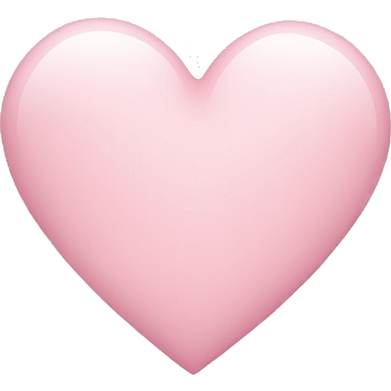 Light pink heart emoji