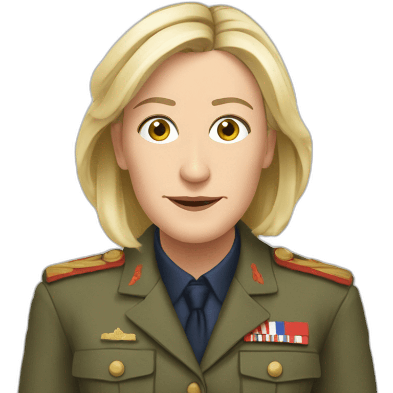 Marine lepen politique française emoji