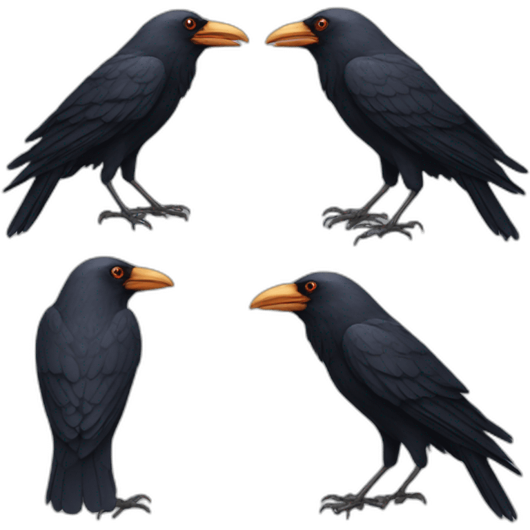 crown crow emoji