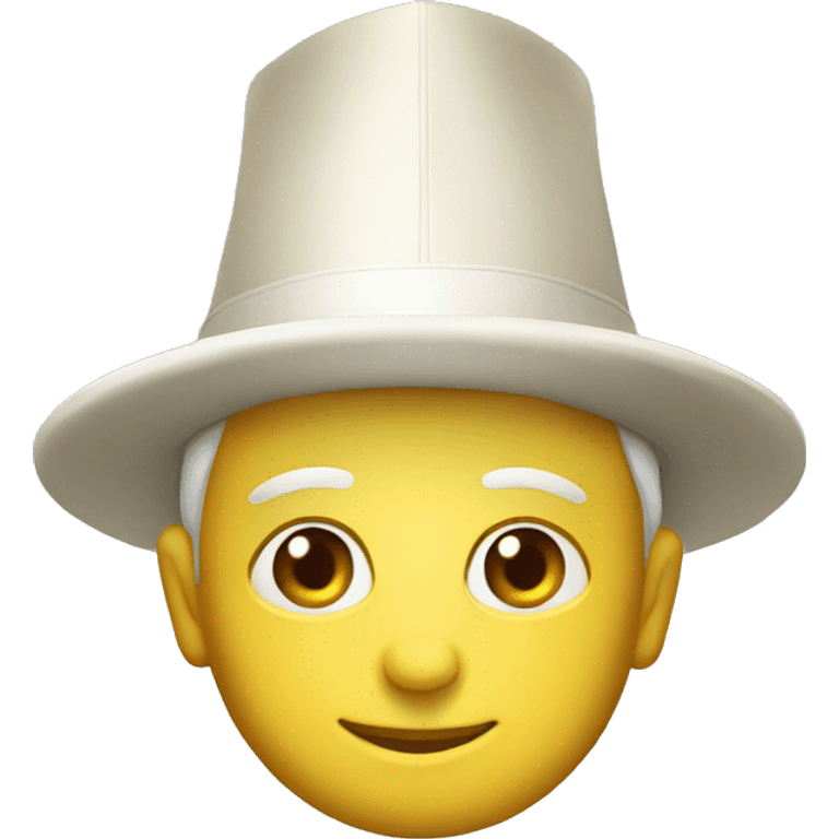 pope tall hat with cloth emoji