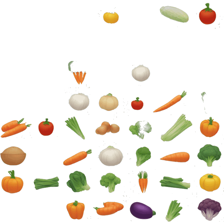 vegetables basket minimalist emoji