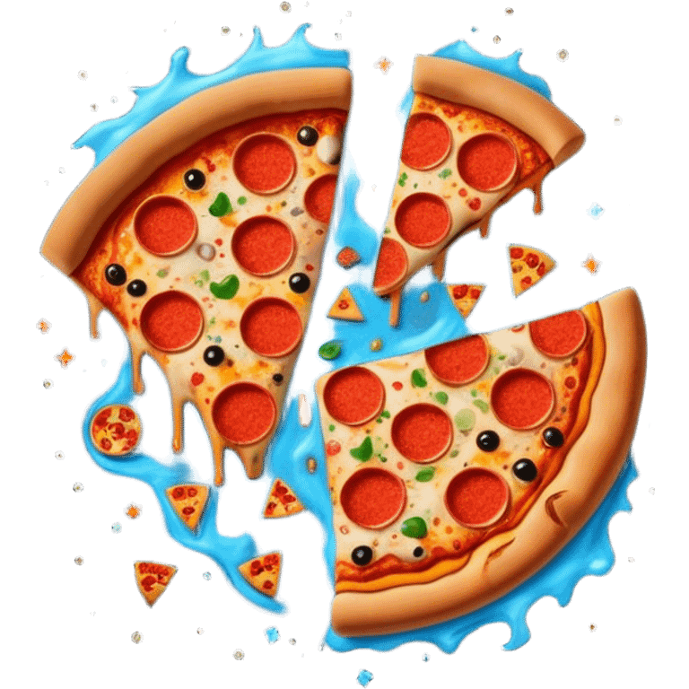 Pizza boy pizza girl, pizza pizza pizza everywhere pizza is lava pizza is water. Pizza is earth pizza is space emoji