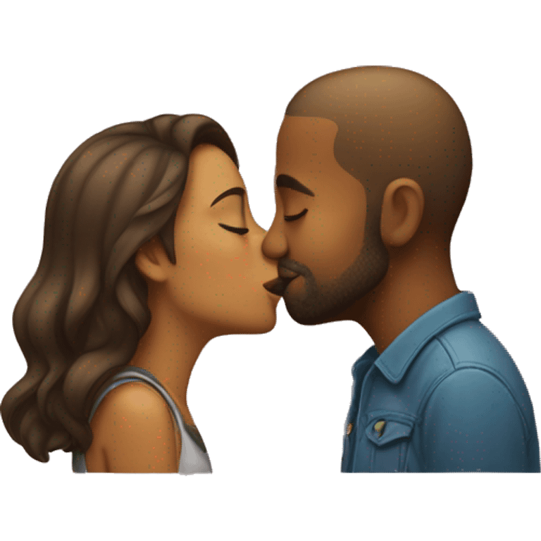 Kissing check emoji