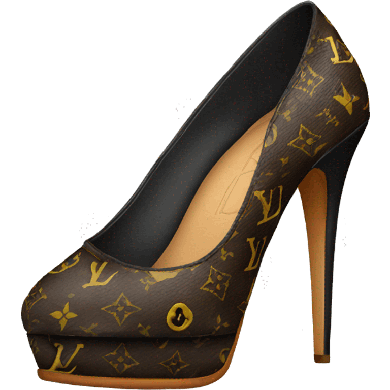 Lv high heels emoji