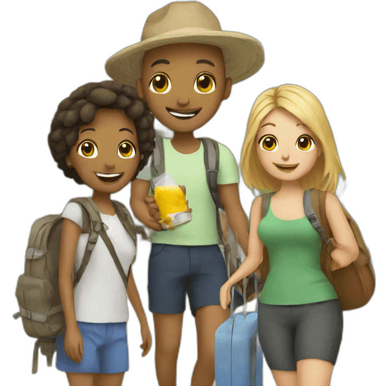 travel with friends emoji