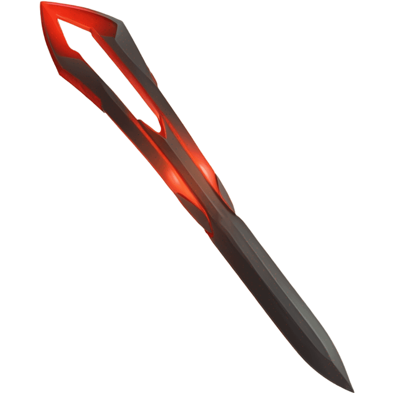 space-multiblade-sword-with-red-ray-blade emoji