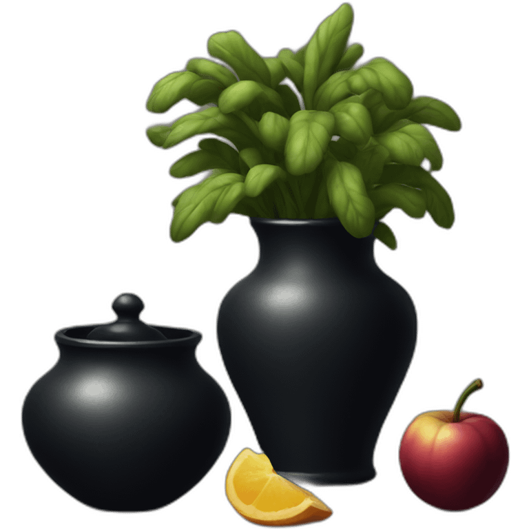 dark still life emoji