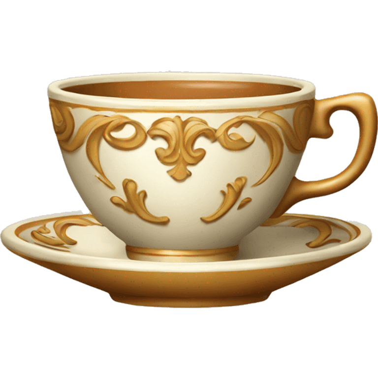 vintage fancy Coffee cup emoji