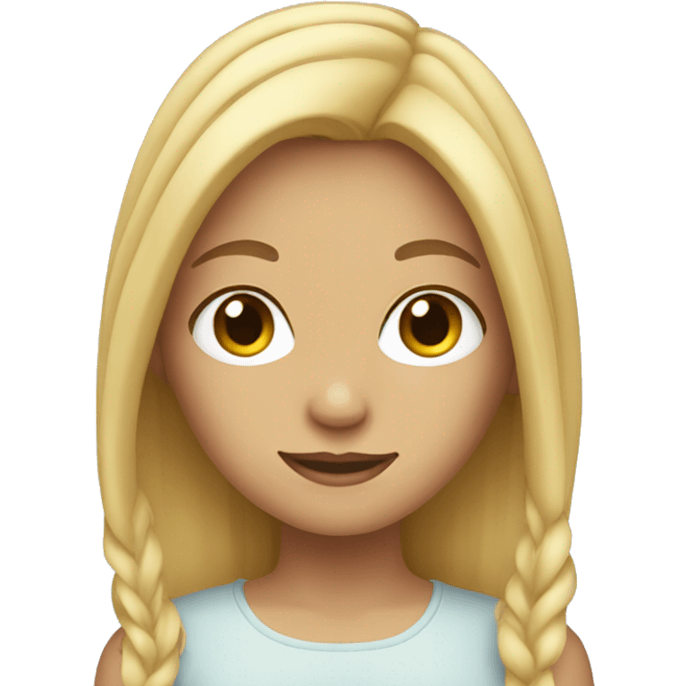 Blonde girl emoji