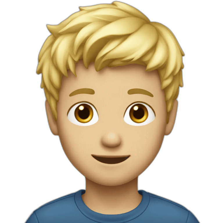 blond boy emoji